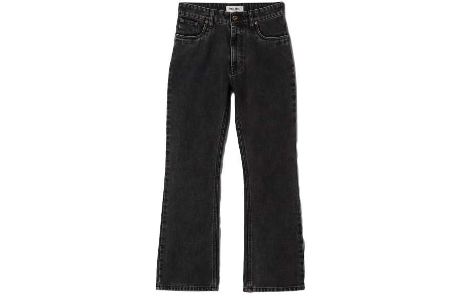 MIU MIU FW23 Jeans Women's Black