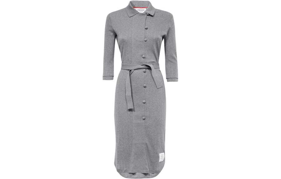 THOM BROWNE Thom Browne Knitted Belted Dress