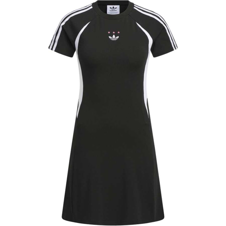 Adidas Originals Sportlife JERSEY SHORT SLEEVE DRESS Short Sleeved Dress Women's Black