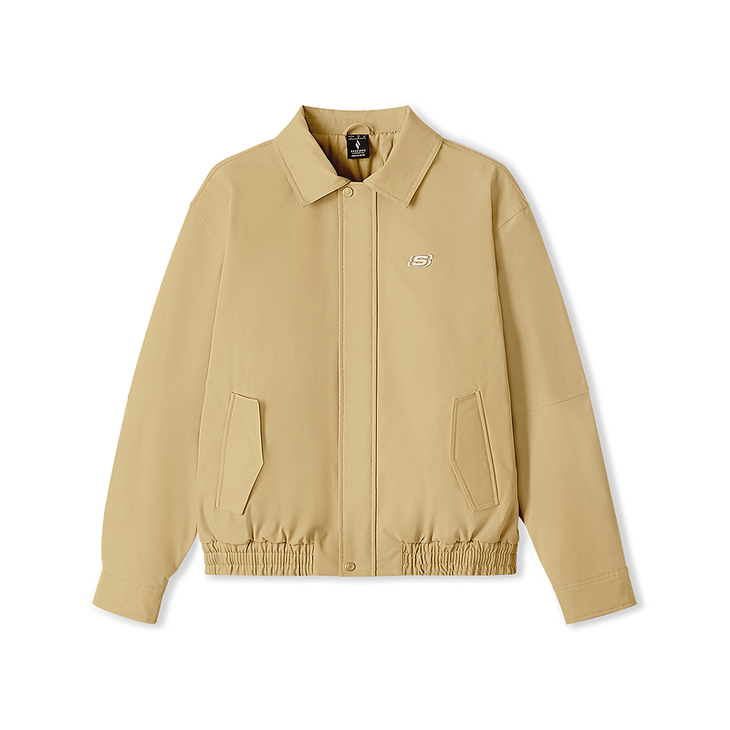 Skechers SS25 Jacket Unisex Beige Umber