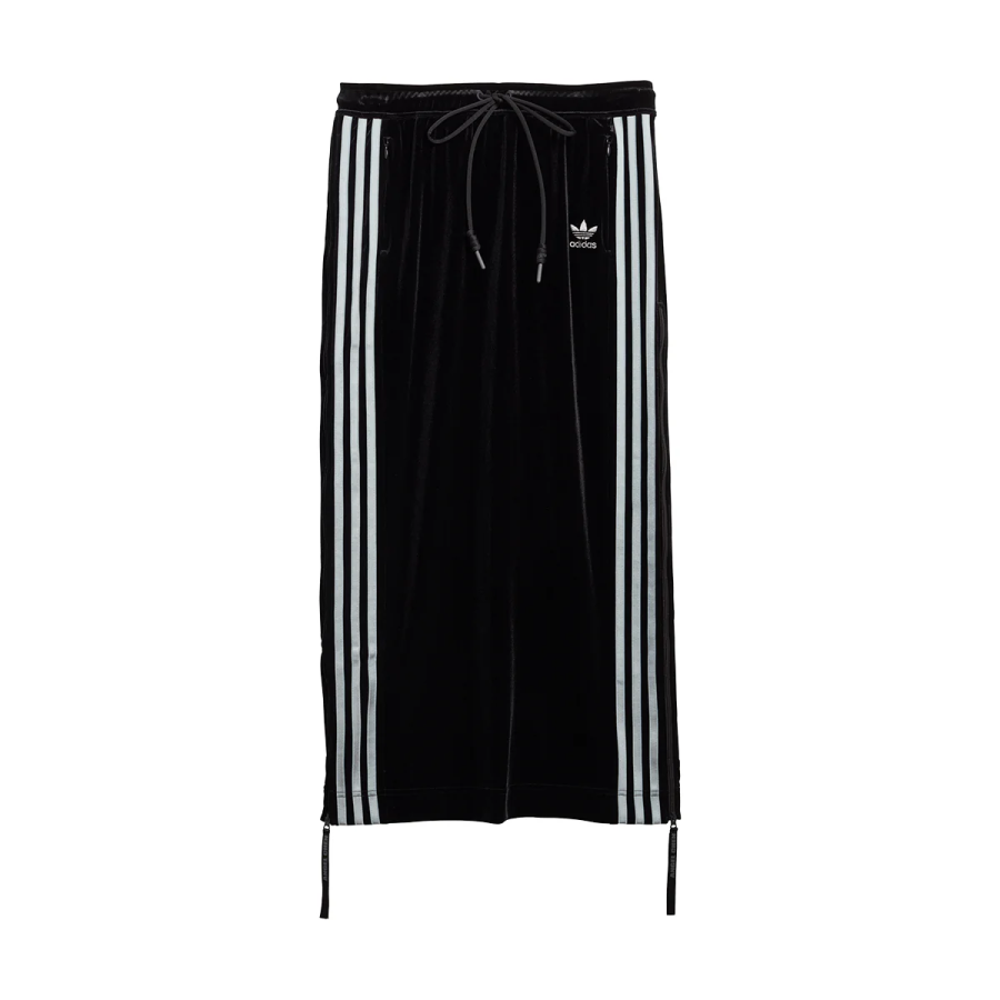 adidas originals × Angel Chen Typical 3-stripes Long Slit Skirt Black