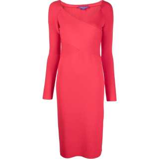 Ralph Lauren Collection Cocktail Long Sleeved Midi Dress