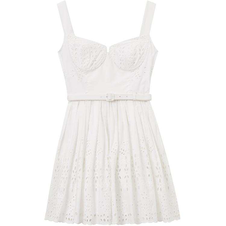 Self-portrait Self portrait Broderie Anglaise Mini Dress