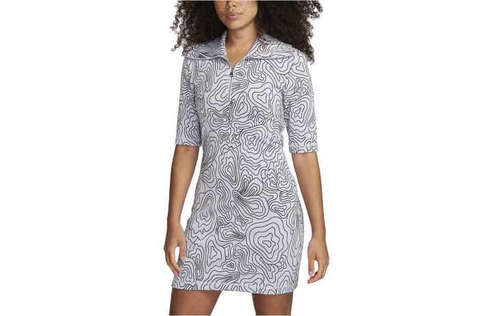 Nike Nike Short Sleeved Dresses Women's White Lapel Moderate Short
