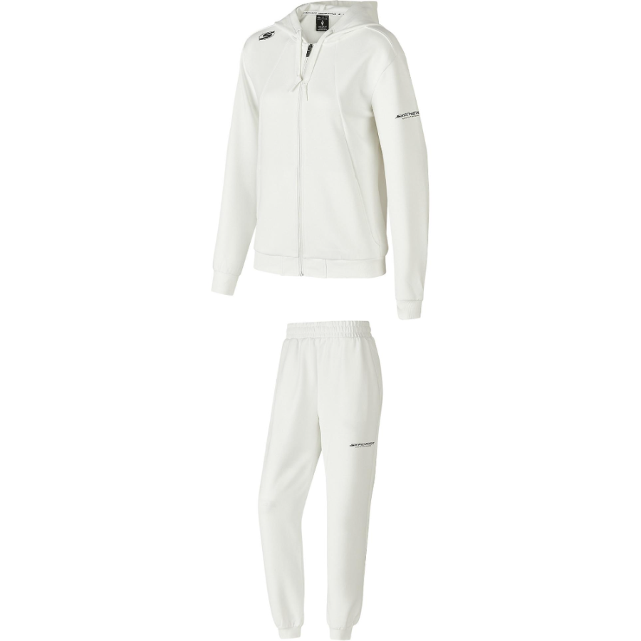 Skechers Basic Sports Collection Casual Suit Women's Marshmallow White