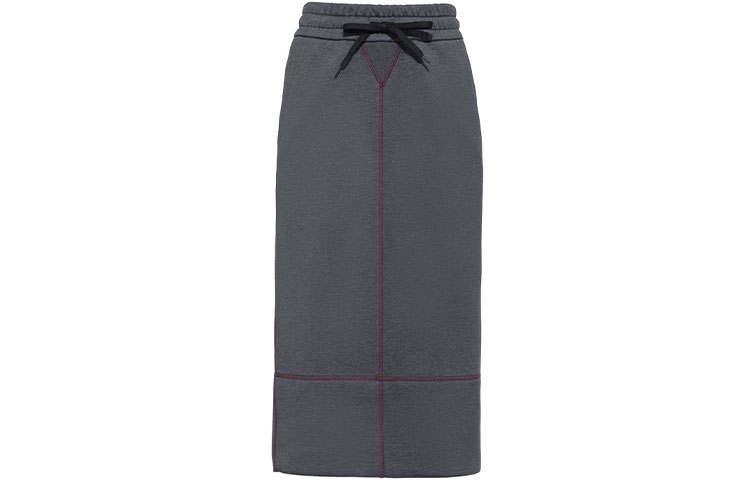 MIU MIU FW21 Half Length Midi Dress Women's Gray