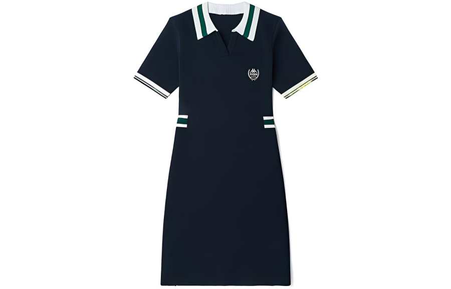 Kappa Short Sleeved Dress Women's Midnight Blue