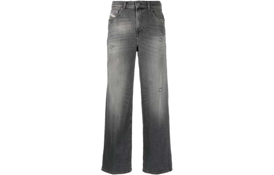 DIESEL DIESEL Stonewashed Wide-leg Jeans
