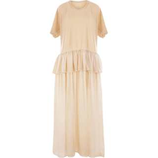 UMA WANG SS25 Short Sleeved Dress Women's Light Beige
