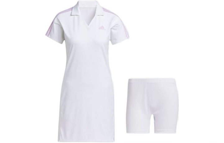 Adidas Adidas Short Sleeved Dresses Women's White Moderate Short