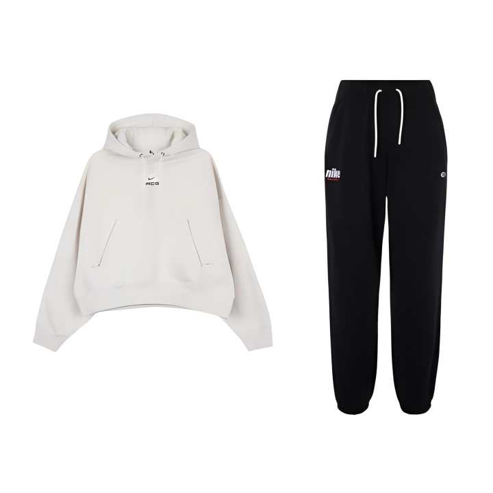 Nike Nike Sweatshirt Sets Women's Hooded Moderate