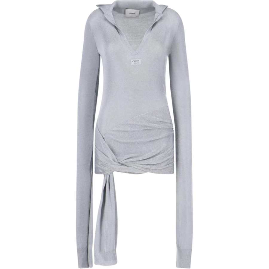 COPERNI COPERNI Knotted Long sleeve Mini Dress