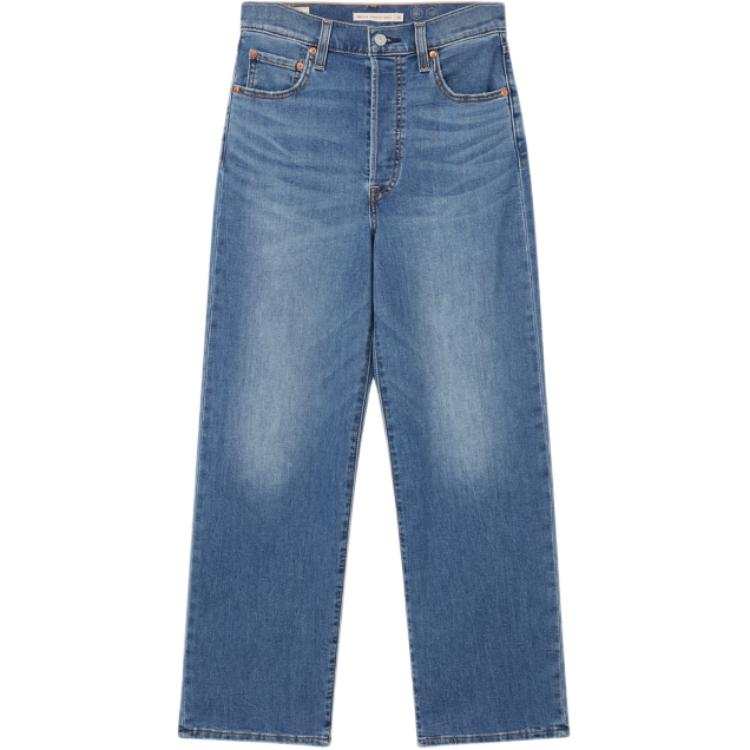 Levis Jeans Women's Blue Moderate Straight Fit Pants