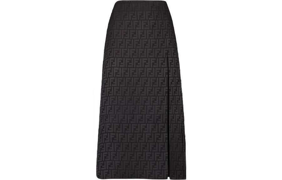 FENDI SS22 Midi Dress Women's Black