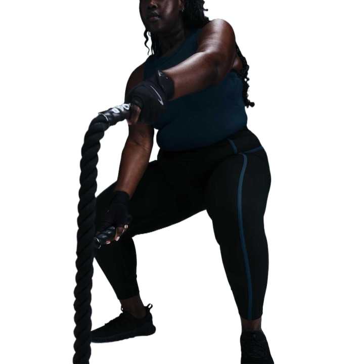 Nike Nike Dri Fit OneSwoosh Leggings Women's Black/Arsenal Marine Blue/Black
