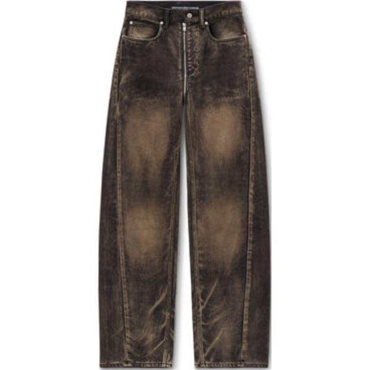 Alexander Wang Alexander Wang Logo Embossed Balloon Jeans