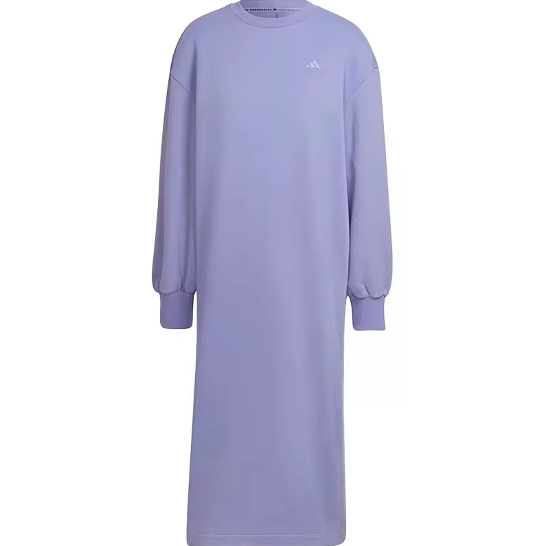 Adidas adidas Women's Fleece Crewneck Dress Light Purple