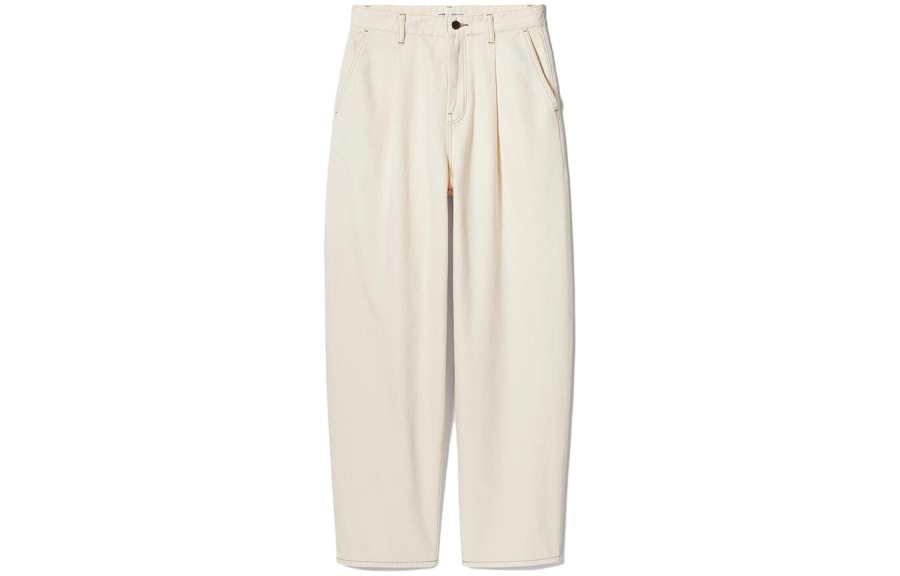 UNIQLO X CDC Jeans Women's Light Beige Moderate Straight Fit Pants