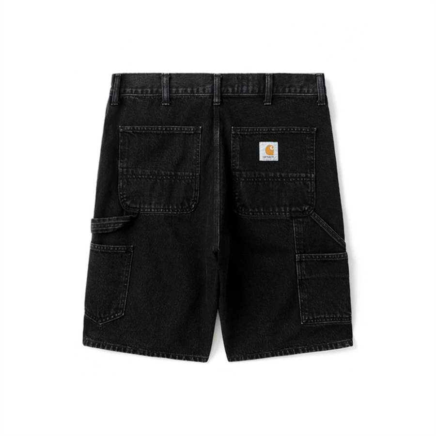 Carhartt WIP Single Knee Short Denim Shorts Men's Black
