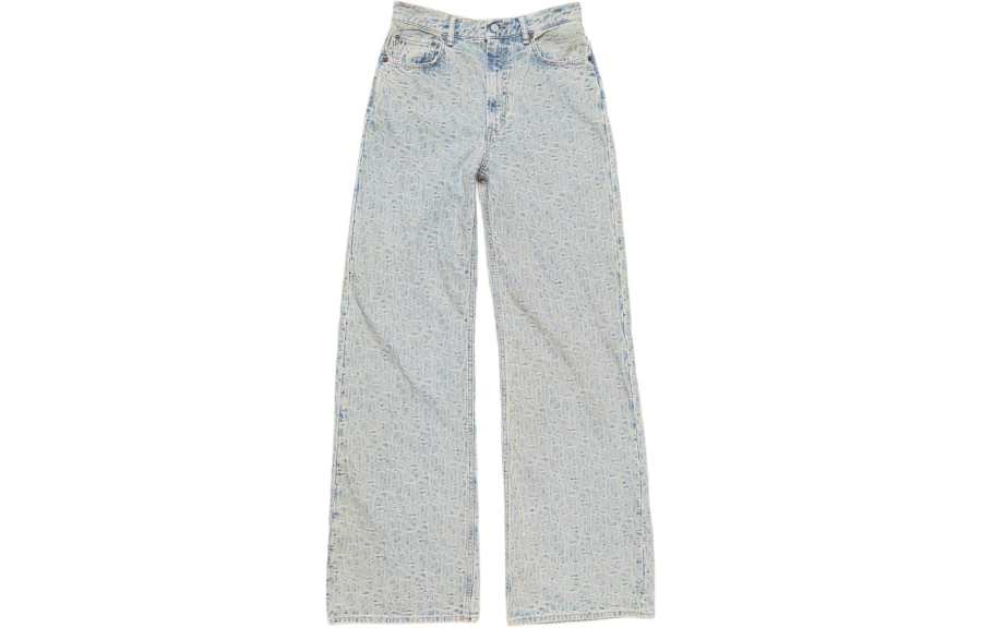 Acne Studios Acne Studios Logo Patch Denim Jeans