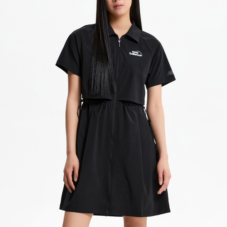 New Balance New Balance WOMENFROZEN Short Sleeved Dress Women's Black