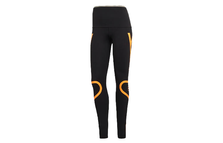 Adidas Adidas Sports Pants Women's Black Orange Moderate
