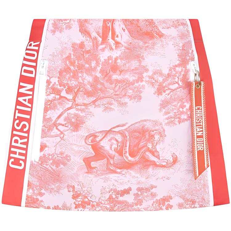 DIOR Dioriviera SS24 Casual Shorts Women's Coral Red