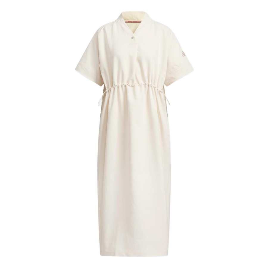 Adidas Adidas LUXFLOW Short Sleeved Dress Women's Warm Vanilla