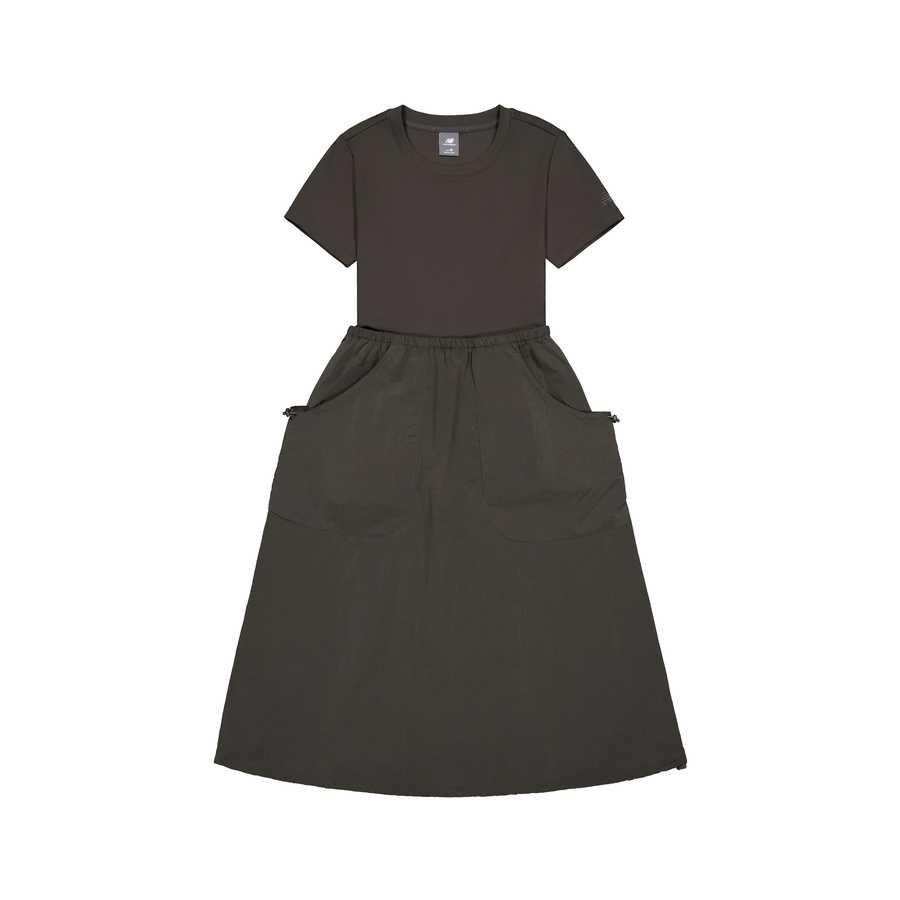New Balance New Balance Short Sleeved Dress Women's Dark Gray