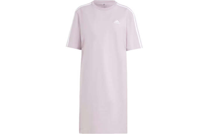 Adidas Adidas Free Shipping With AdiClub Essentials 3-Stripes Single Jersey Boyfriend Tee Dress