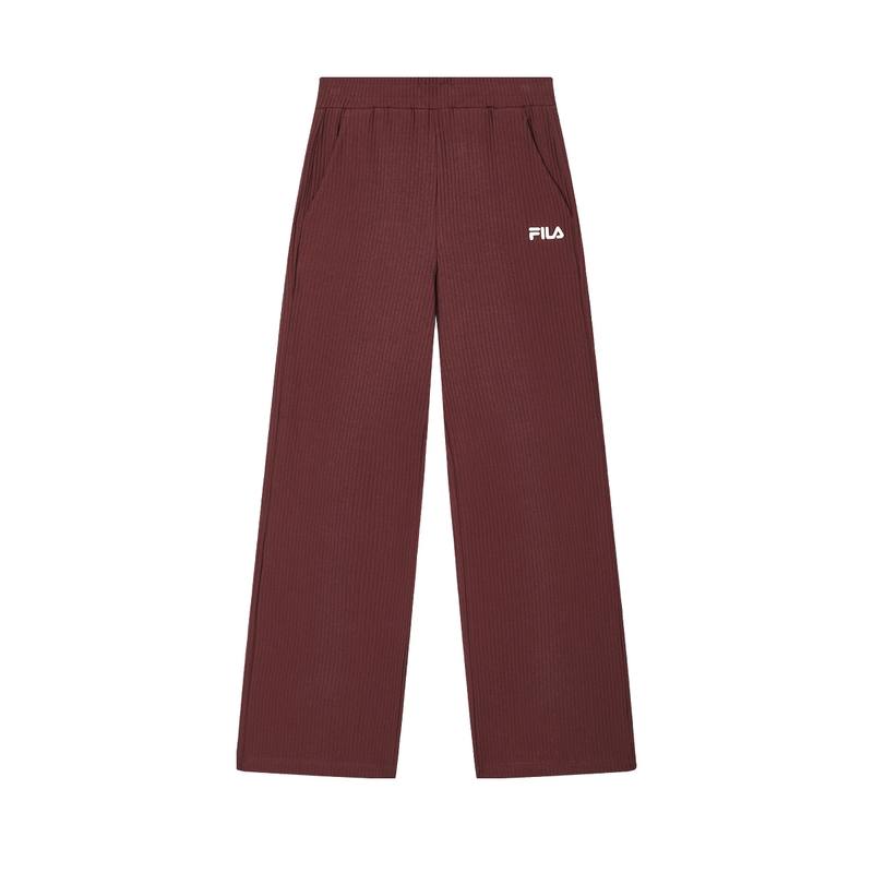 FILA Knitted Sweatpants Women's Craft Burgundy