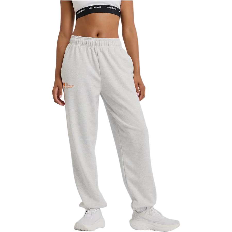 New Balance New Balance NYC MarathonFrench Terry Knitted Sweatpants Women's White