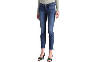 SportMax Jeans Women's Blue Moderate Straight Fit Pants