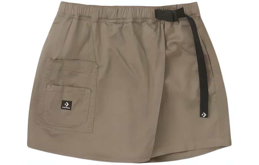 Converse Woven Festival Casual Shorts Women's Brown