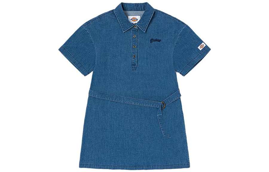 Dickies Short Sleeved Dress Women's Blue