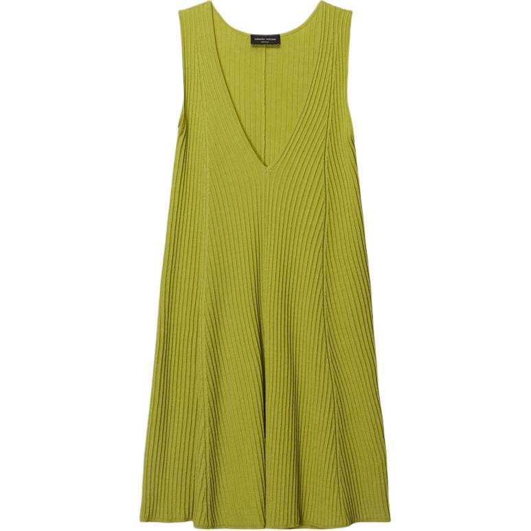 ROBERTO COLLINA SS24 Sleeveless Dress Women's Green