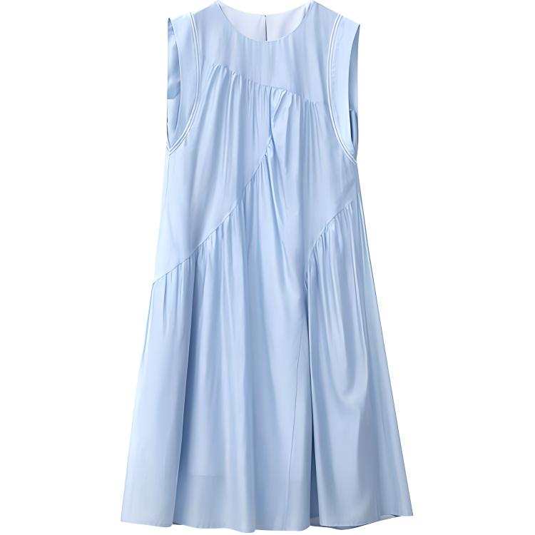 ELLE Sleeveless Dresses Women's Crew Neck Moderate Mid Length