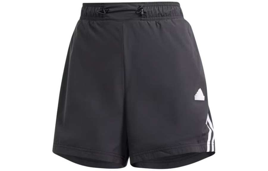 Adidas Adidas Future Icons 3 Stripes Woven Shorts Casual Shorts Women's Black