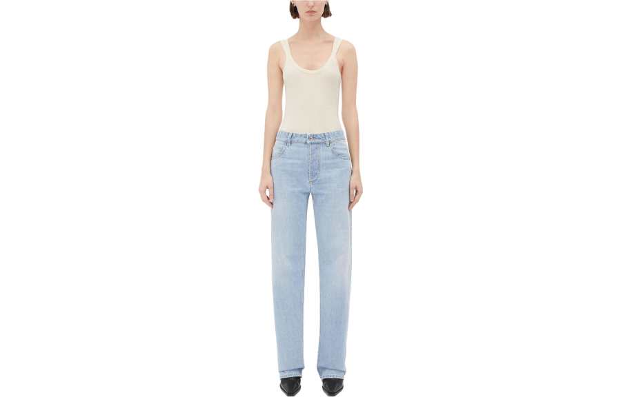 Bottega Veneta Mid-Waisted Straight-Leg Jeans