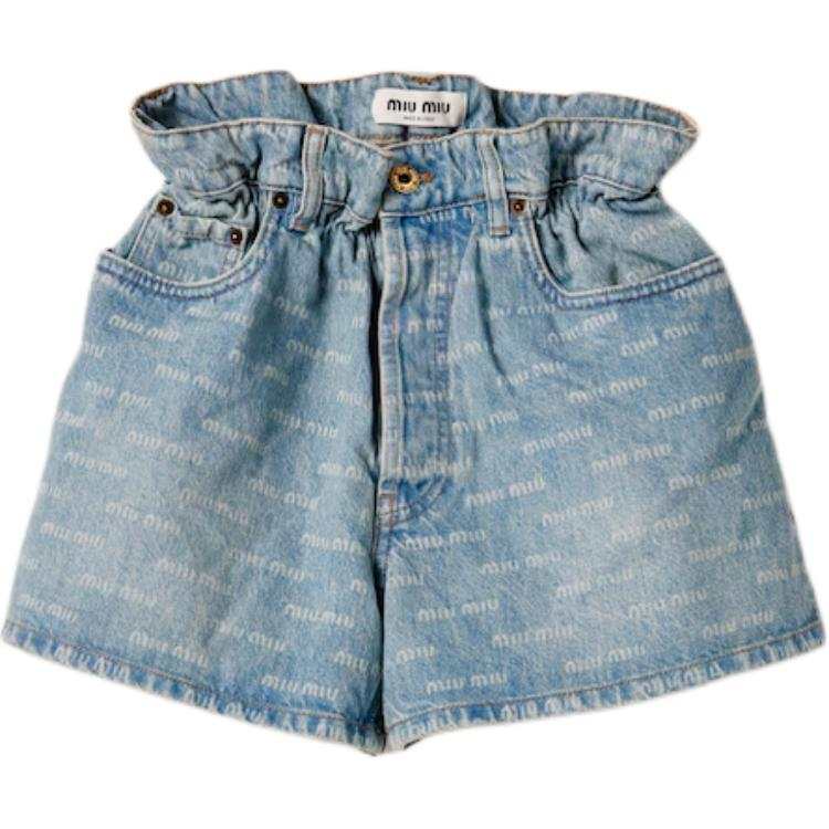 MIU MIU Casual Shorts Women's Blue