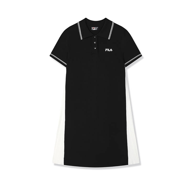FILA Short Sleeved Dress Women's Jet Black