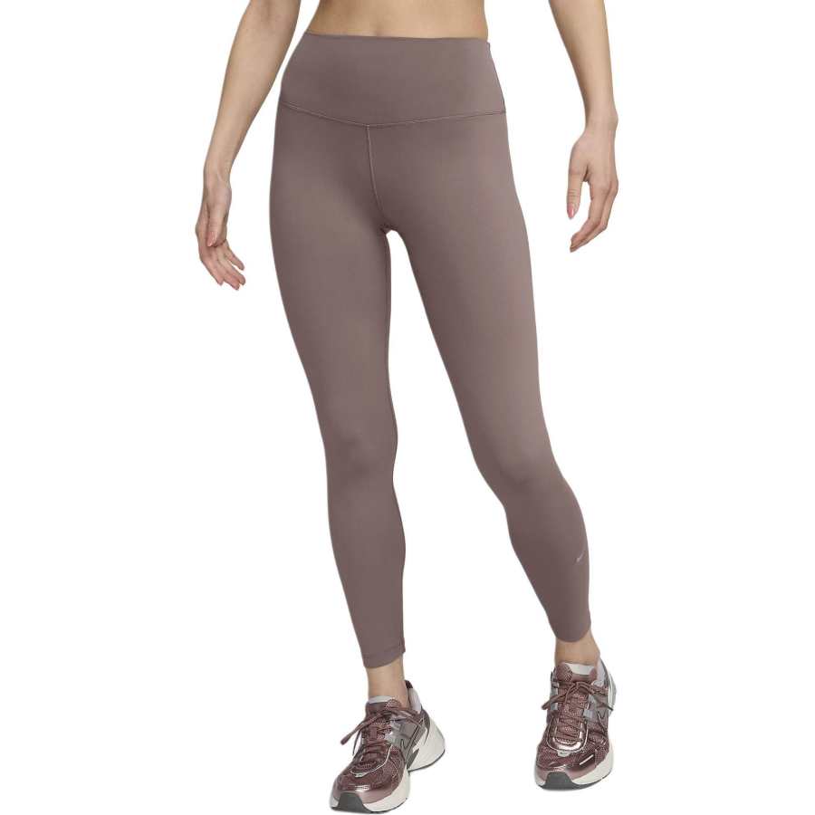 Nike Nike One High Waisted Full Length Leggings Women's Smokey Mauve Red