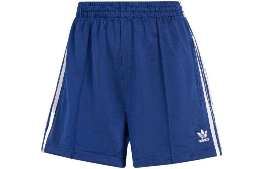 Adidas Originals Adidas Women's 3 Stripes French Terry Shorts Dark Blue
