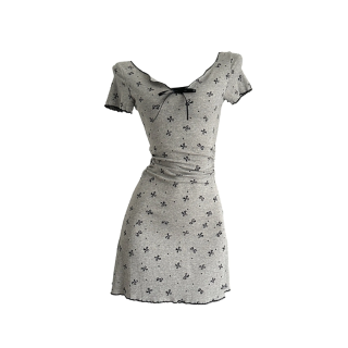JUFU Short Sleeved Dress Women's