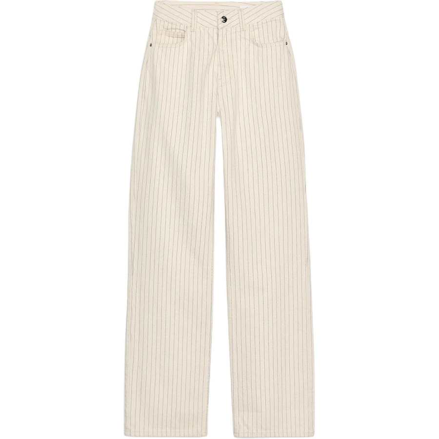 ZARA Jeans Women's White Moderate Straight Fit Pants