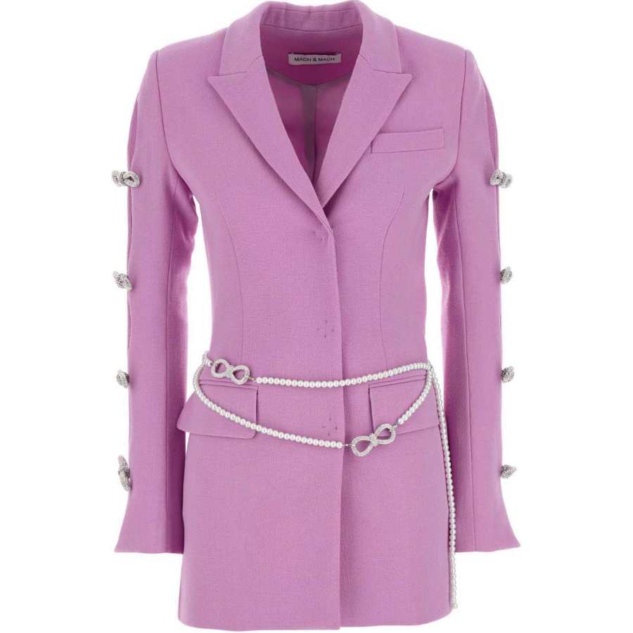 MACH & MACH Bow-embellished Tailored Blazer
