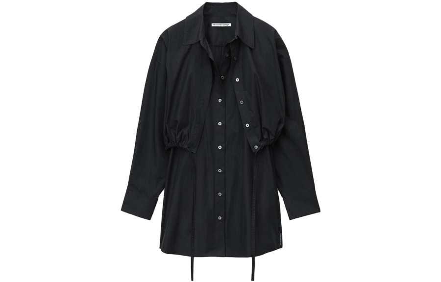 Alexander Wang layered cotton shirtdress
