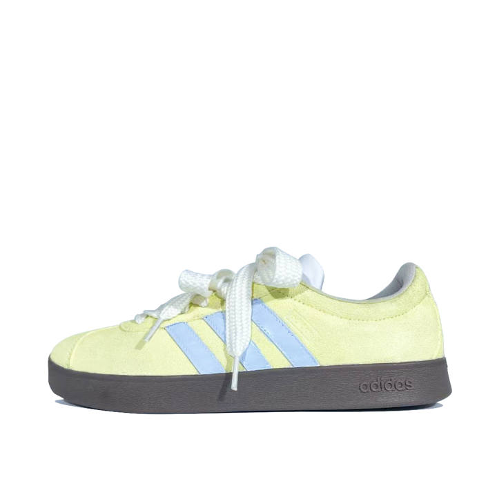 Adidas Adidas VL COURT 2.0 Sea Salt Cheese Coverage Abrasion Resistant Coverage Abrasion Resistant Low top Skateboard Shoes