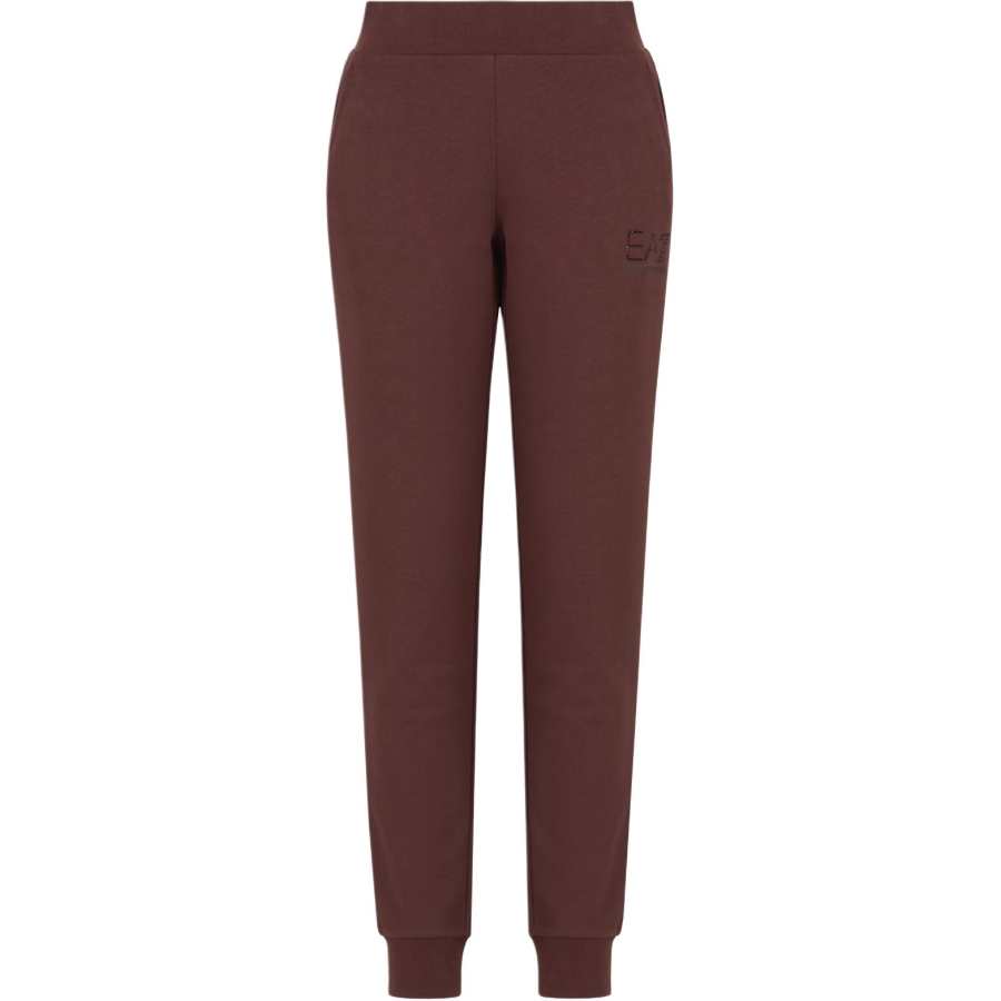 EMPORIO ARMANI EA7 Knitted Sweatpants Women's Brown