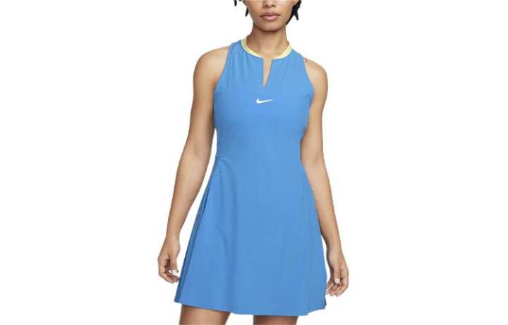 Nike Nike Dri FIT Advantage Sleeveless Dress Women's Light Blue